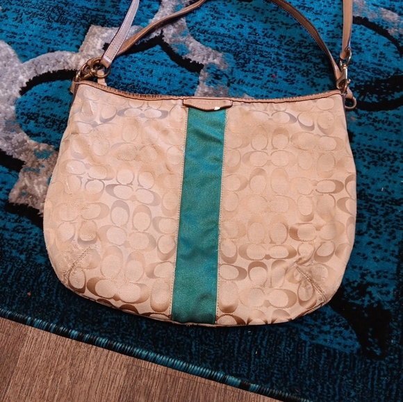 Coach Factory Women's Canvas Handbag and crossbody bag  2In 1 - Picture 3 of 9